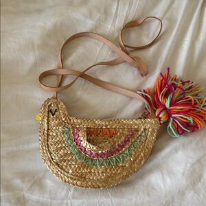 Meri meri bird woven purse